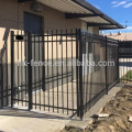 High quality & best price galvanized steel picket fence,pained zinc steel fence panel,square tube fence